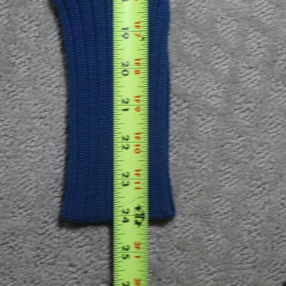 Moda International Size S Teal Deep V Neck Sweater - Picture 5 of 6